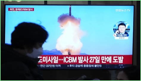 North Korea launches a suspected intermediate-range ballistic missile that can reach distant US bases